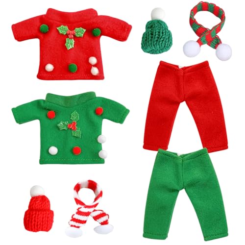 TZQFROCE Puppenkleidung Weihnachtselfen Zubehör Weihnachtselfen Kleidung Weihnachts puppenkleidung weihnachtselfen Puppe Kostüm Zubehör für Weihnachtsdekorationen TZQFROCE Puppenkleidung Weihnachtselfen Zubehör Weihnachtselfen Kleidung Weihnachts puppenkleidung weihnachtselfen Puppe Kostüm Zubehör für Weihnachtsdekorationen von TZQFROCE