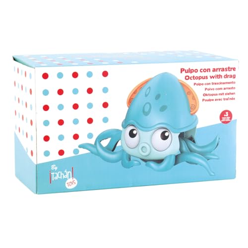 TACHAN CPA Toy Group 746T00701 2-in-1 Oktopus, Bade- und Ziehspielzeug für Babys, pädagogisch, interaktiv und lustig, BPA-frei, +3 Stück TACHAN CPA Toy Group 746T00701 2-in-1 Oktopus, Bade- und Ziehspielzeug für Babys, pädagogisch, interaktiv und lustig, BPA-frei, +3 Stück von Tachan