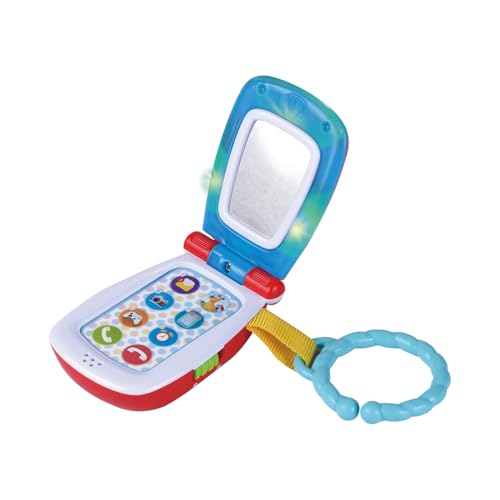 TACHAN CPA Toy Group 782T00748 - Baby-Telefon, Musik und Geräusche, Spielzeug für die frühe Kindheit, mit Spiegel und Aufhänger von Tachan