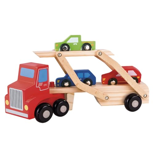Tachan CPA Toy Group 795T00843 Transporter aus Holz, inklusive 3 bunten Autos Tachan CPA Toy Group 795T00843 Transporter aus Holz, inklusive 3 bunten Autos von Tachan