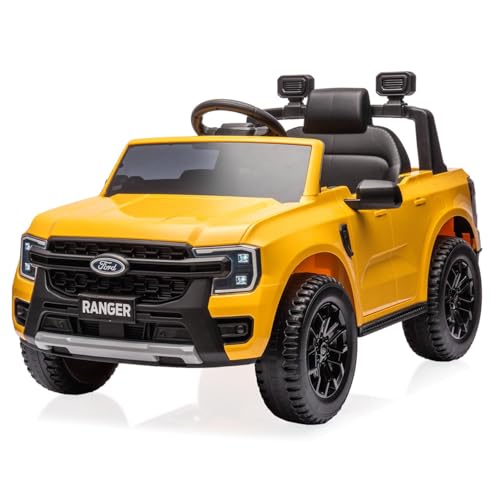 Tachan Ford Ranger Elektrofahrzeug (CPA Toy Group 711T00918), Gelb von Tachan