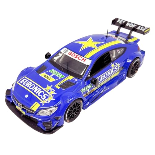 Tachan! Toys öffnet die Magie - Mercedes AMG C 63 DTM Blue- Maßstab 1:32 - mit Rückfederung - ab 3 Jahren (CPA Toy Group 773T00965) von Tachan