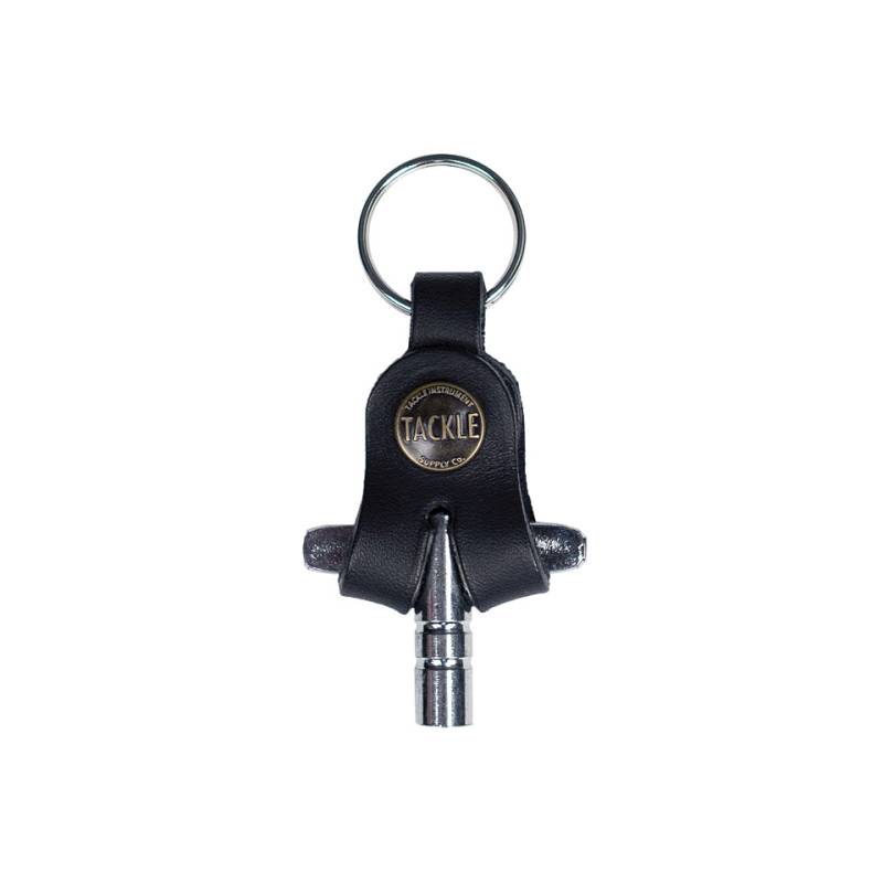 Tackle Black Leather Drum Key Stimmschlüssel von Tackle