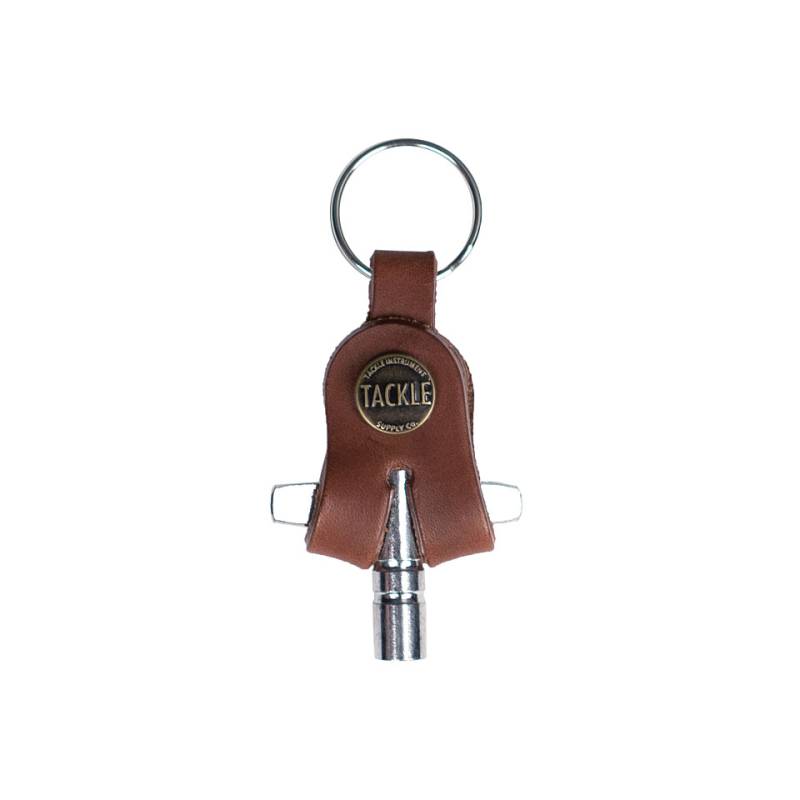 Tackle Mahogany Leather Drum Key Stimmschlüssel von Tackle