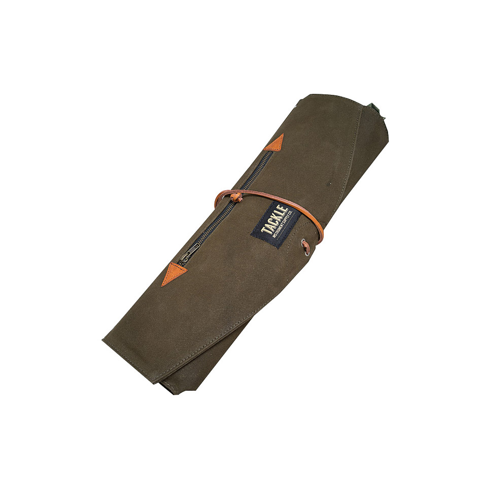 Tackle Waxed Canvas Roll Up Stick Case Stickbag von Tackle