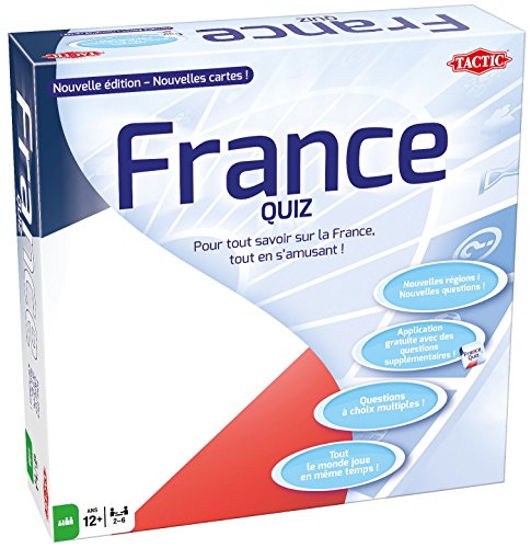 Tactic – 53687 – Frankreich Quiz Neue Edition – Mehrfarbig von Tactic