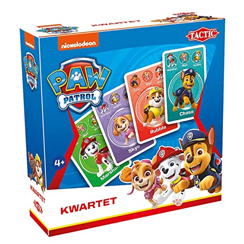 Tactic 56202 Paw Patrol Quartette, Mehrfarbig von Tactic