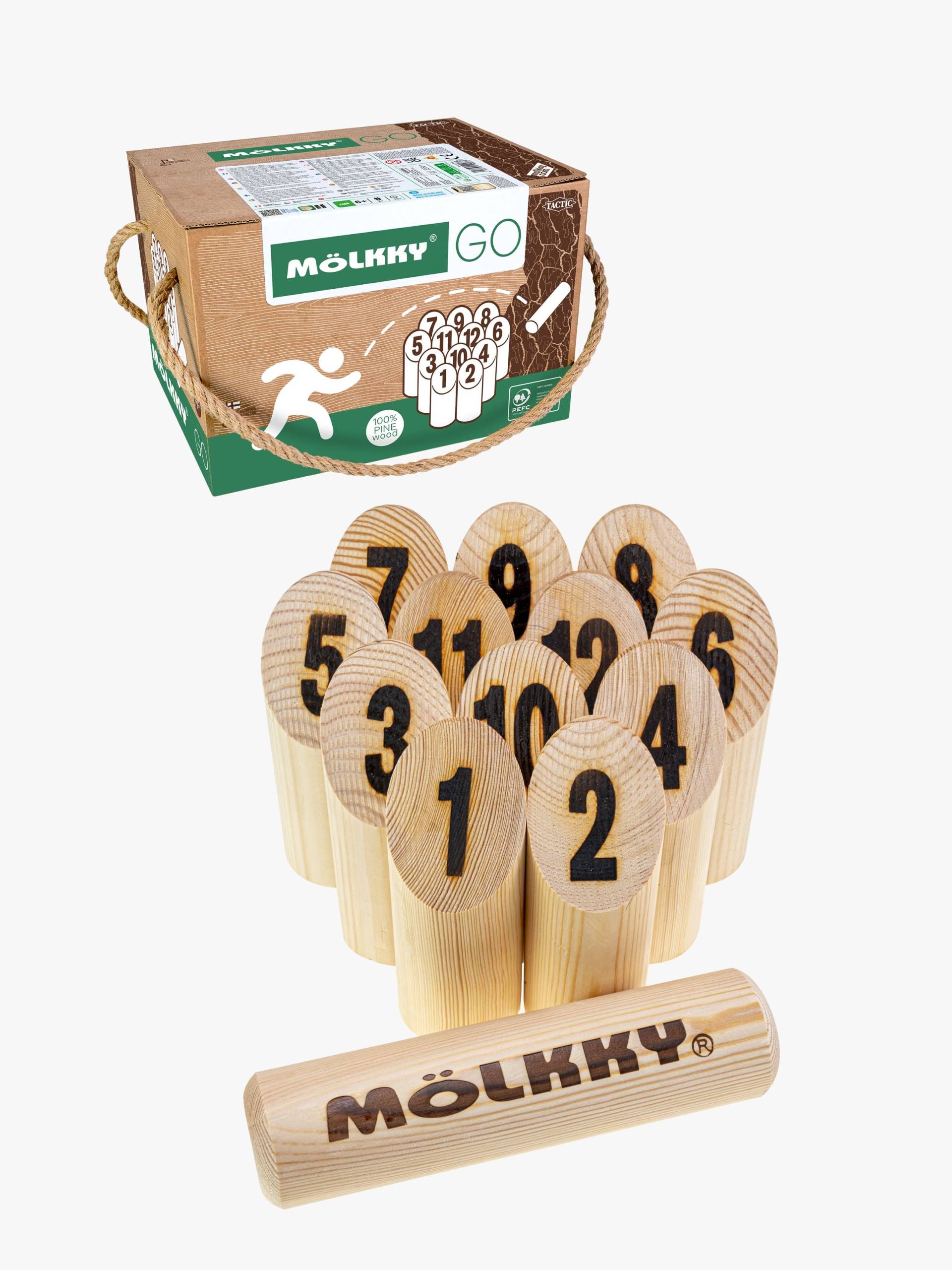 Tactic Mölkky GO Outdoor-Spiel Tactic Mölkky GO Outdoor-Spiel von Tactic