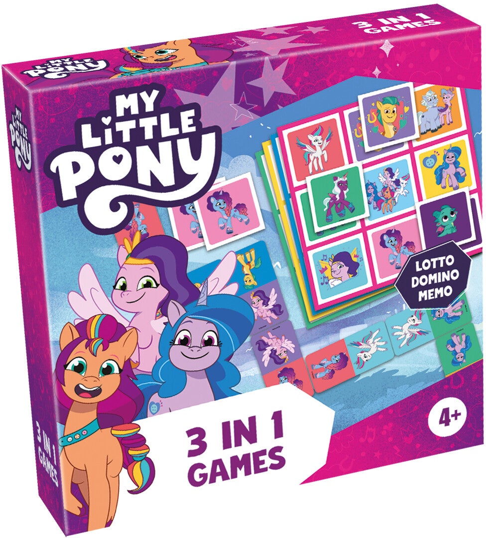 Tactic My Little Ponny Spiel 3-in-1 Tactic My Little Ponny Spiel 3-in-1 von Tactic