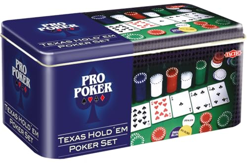 Tactic O3095 - Pro Poker Texas Hold'em Poker Set [UK Import] von Tactic Games UK