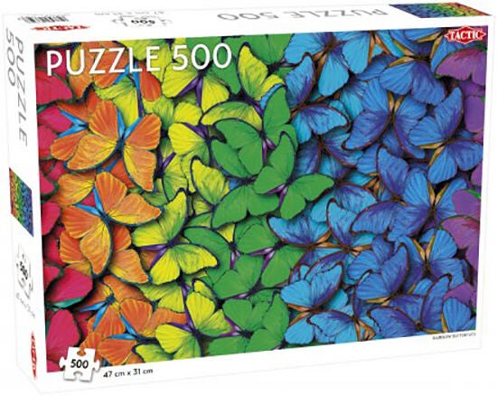 Tactic Puzzle Rainbow Butterflies 500 Teile von Tactic