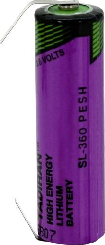 Tadiran Batteries SL 360 T Spezial-Batterie Mignon (AA) U-Lötfahne Lithium 3.6V 2400 mAh 1St. von Tadiran Batteries