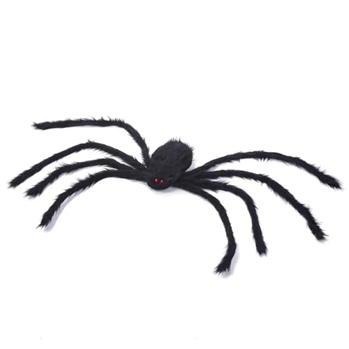 Adult Halloween Kostüme 2024, Spider -Rucksack gruseliger gruseliger 49 -Zoll -Riesen -Spinnenbeutel mit 8 Langbein und roten Auge große Kapazitätsspinnen -Rucksack für Spinnenkleidung, Trick oder Le von Tadoiooy