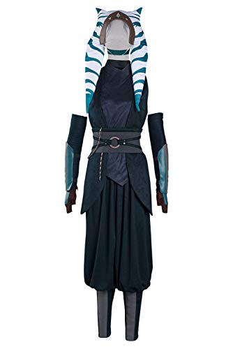 Taeyue Tano Kostüm Damen Manda Cosplay Anzüg Erwachsene SW Cosplay Uniform Halloween Karneval Komplettset Outfits, XL von Taeyue