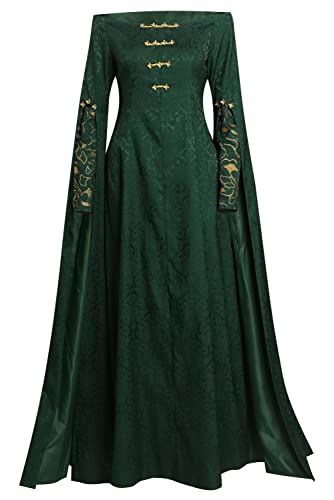 Taeyue Alicent Hightower Cosplay Kostüm Drago Medievale Royal Dress Outfits Frauen Halloween Karneval Langer Rock Anzüge, XXL von Taeyue