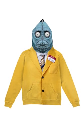 Taeyue Beetle Bob Cosplay Kostüm Zombie Shrinker Bob Hoodie Sweatshirt Jacke Herren Halloween Karneval Outfits Set für Erwachsene, L von Taeyue