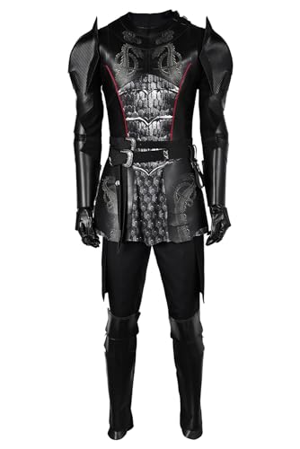 Taeyue Daemon Targaryen Cosplay Kostüm Herren Drache Krieger Daemon Outfits Set für Halloween Karneval Party Erwachsene, L von Taeyue