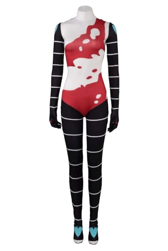 Taeyue Fizzarolli Cosplay Kostüm Damen Halloween Karneval Kostüm Outfits Fizzarolli Cosplay Jumpsuits für Erwachsene, L von Taeyue