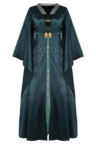 Taeyue Helaena Cosplay Kleid Erwachsene Frauen Drache Cosplay Umhang Halloween Karneval Outfit Kleid Mantel Set, S von Taeyue