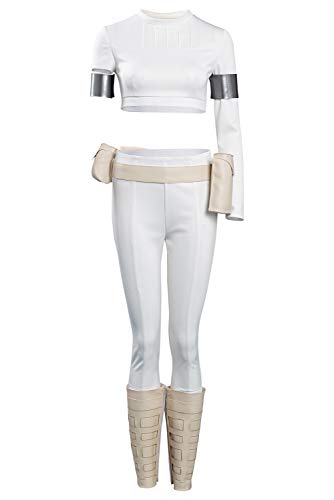 Taeyue Padme Amidala Kostüm Damen Wars Prinzessin Padme Cosplay Uniform Outfits Halloween Karneval Anzug, XS von Taeyue