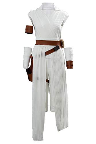 Taeyue Rey Kostüm Cosplay Outfit für Der Aufstieg Skywalkers Kostüm Halloween Karneval Party Anzug für Frauen Erwachsene, L von Taeyue