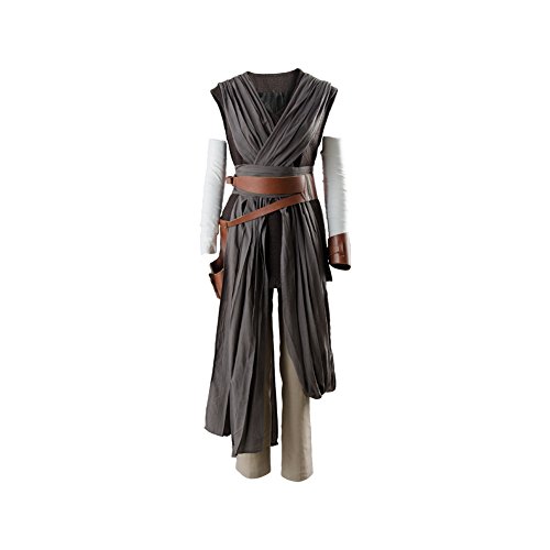 Taeyue Rey Kostüm Cosplay Outfit für Der Aufstieg Skywalkers Kostüm Halloween Karneval Party Anzug für Frauen Erwachsene, L von Taeyue