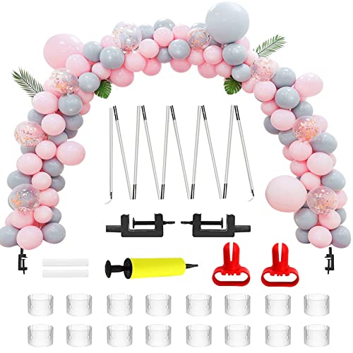 TaimeiMao 42Pcs Ballonbogen Kit,Ballonbogen Girlande Kit,Ballon Arch Kit,Girlande Ballon Arch,Tisch Luftballon Bogen Kit,Hochzeit,Dekoration,Größe Einstellbar Ballonbogen von TaimeiMao