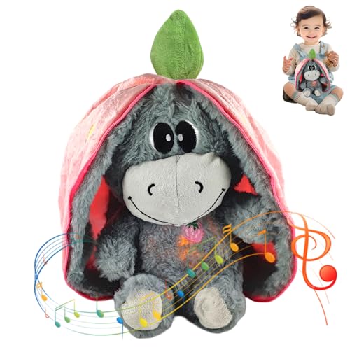 TaimeiMao Atmendes Kuscheltier, Schlafender Esel, Plüschtier schlafender Esel mit Atembewegung und Musik, Baby Spielzeug ab Geburt, Babyparty und Neugeborenen Geschenk TaimeiMao Atmendes Kuscheltier, Schlafender Esel, Plüschtier schlafender Esel mit Atembewegung und Musik, Baby Spielzeug ab Geburt, Babyparty und Neugeborenen Geschenk von TaimeiMao