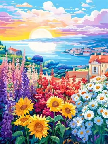200 Teile Puzzles für Erwachsene, Impossible Jigsaw Puzzles, Clevere Rätsel, Spaß Herausforderndes Puzzle mit Blume Küste Wolke-Motiv 200 Teile Puzzles für Erwachsene, Impossible Jigsaw Puzzles, Clevere Rätsel, Spaß Herausforderndes Puzzle mit Blume Küste Wolke-Motiv von Tainrun
