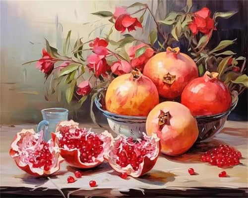 60 Teile Puzzles für Erwachsene, Impossible Jigsaw Puzzles, Clevere Rätsel, Spaß Herausforderndes Puzzle mit Granatapfel mit roten Früchten-Motiv 60 Teile Puzzles für Erwachsene, Impossible Jigsaw Puzzles, Clevere Rätsel, Spaß Herausforderndes Puzzle mit Granatapfel mit roten Früchten-Motiv von Tainrun