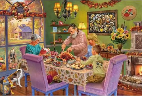 Puzzle 120 Teile,Puzzles für Erwachsene Herbstliches Abendessen,EIN Herausforderndes Rätsel,puzzlespiele für Die Ganze Familie,Geschenke für Erwachsene und Kinder Puzzle 120 Teile,Puzzles für Erwachsene Herbstliches Abendessen,EIN Herausforderndes Rätsel,puzzlespiele für Die Ganze Familie,Geschenke für Erwachsene und Kinder von Tainrun