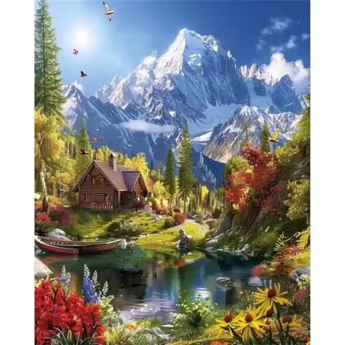 Puzzle 120 Teile Erwachsene,Puzzle für Erwachsene und Kinder 120 Teile,Gehirn-Herausforderung,Puzzles Pädagogisches Spiel,Puzzles mit Natur Hütte Baum-Motiv Puzzle 120 Teile Erwachsene,Puzzle für Erwachsene und Kinder 120 Teile,Gehirn-Herausforderung,Puzzles Pädagogisches Spiel,Puzzles mit Natur Hütte Baum-Motiv von Tainrun
