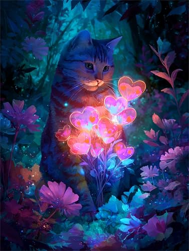 Puzzle 120 Teile für Erwachsene, Katze Herz Blumen 25x20cm Puzzle Erwachsene 120 Teile Lernspiel Herausforderung Spielzeug, Geschicklichkeitsspiel für die ganze Familie Puzzle 120 Teile für Erwachsene, Katze Herz Blumen 25x20cm Puzzle Erwachsene 120 Teile Lernspiel Herausforderung Spielzeug, Geschicklichkeitsspiel für die ganze Familie von Tainrun