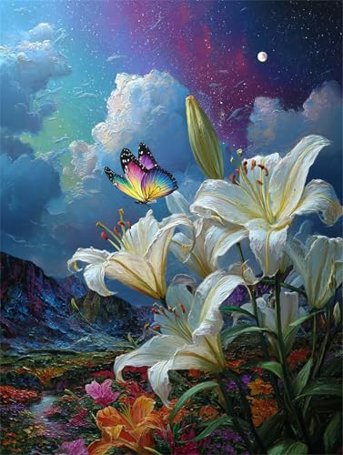 Puzzle 120 Teile für Erwachsene, Schöne Lilien Schmetterling 25x20cm Puzzle Erwachsene 120 Teile Lernspiel Herausforderung Spielzeug, Geschicklichkeitsspiel für die ganze Familie Puzzle 120 Teile für Erwachsene, Schöne Lilien Schmetterling 25x20cm Puzzle Erwachsene 120 Teile Lernspiel Herausforderung Spielzeug, Geschicklichkeitsspiel für die ganze Familie von Tainrun