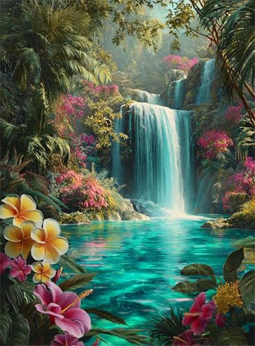 Puzzle 1500 Teile für Erwachsene, Wasserfall Tropische Wälder 87x57cm Puzzle Erwachsene 1500 Teile Lernspiel Herausforderung Spielzeug, Geschicklichkeitsspiel für die ganze Familie Puzzle 1500 Teile für Erwachsene, Wasserfall Tropische Wälder 87x57cm Puzzle Erwachsene 1500 Teile Lernspiel Herausforderung Spielzeug, Geschicklichkeitsspiel für die ganze Familie von Tainrun