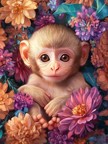 Puzzle 2000 Teile für Erwachsene, AFFE Bunte Blumen 100x70cm Puzzle Erwachsene 2000 Teile Lernspiel Herausforderung Spielzeug, Geschicklichkeitsspiel für die ganze Familie Puzzle 2000 Teile für Erwachsene, AFFE Bunte Blumen 100x70cm Puzzle Erwachsene 2000 Teile Lernspiel Herausforderung Spielzeug, Geschicklichkeitsspiel für die ganze Familie von Tainrun