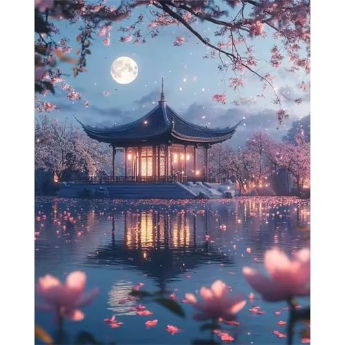 Puzzle 2000 Teile für Erwachsene, Magnolien-Pavillon Mond 100x70cm Puzzle Erwachsene 2000 Teile Lernspiel Herausforderung Spielzeug, Geschicklichkeitsspiel für die ganze Familie Puzzle 2000 Teile für Erwachsene, Magnolien-Pavillon Mond 100x70cm Puzzle Erwachsene 2000 Teile Lernspiel Herausforderung Spielzeug, Geschicklichkeitsspiel für die ganze Familie von Tainrun