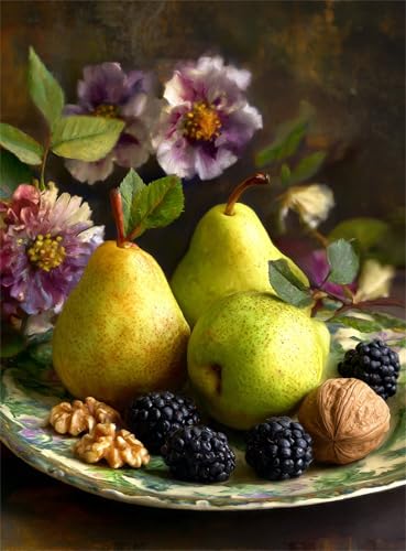 Puzzle 60 Teile für Erwachsene, Birnen, Brombeeren, Walnüsse 40x28cm Puzzle Erwachsene 60 Teile Lernspiel Herausforderung Spielzeug, Geschicklichkeitsspiel für die ganze Familie Puzzle 60 Teile für Erwachsene, Birnen, Brombeeren, Walnüsse 40x28cm Puzzle Erwachsene 60 Teile Lernspiel Herausforderung Spielzeug, Geschicklichkeitsspiel für die ganze Familie von Tainrun