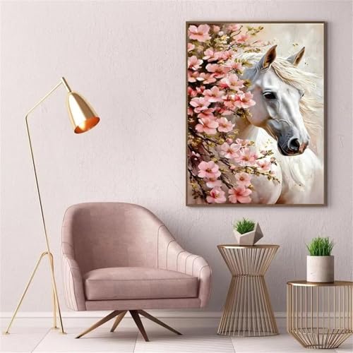 Puzzle 90 Teile Erwachsene Weißes Tier Pferd, DIY Klassische Jigsaw Puzzles Legespiel, Geschicklichkeitsspiel für Die Ganze Familie, Puzzles Farbenfrohes für Home Dekoration Puzzle 90 Teile Erwachsene Weißes Tier Pferd, DIY Klassische Jigsaw Puzzles Legespiel, Geschicklichkeitsspiel für Die Ganze Familie, Puzzles Farbenfrohes für Home Dekoration von Tainrun