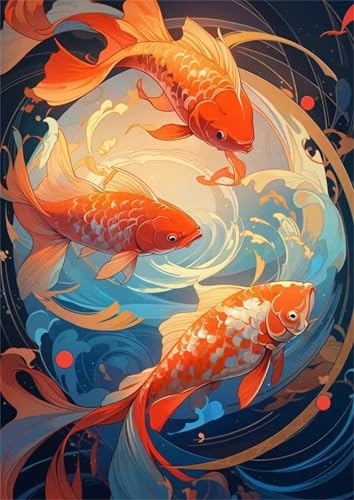 Puzzle für Erwachsene 1000 Teile schwer schwierig herausfordernde Jigsaw Puzzle 1000 Teile, Kreative Unterhaltung Klassische Puzzles Erwachsene, Home Dekor Puzzles Orangen-Koi-Wasser Puzzle für Erwachsene 1000 Teile schwer schwierig herausfordernde Jigsaw Puzzle 1000 Teile, Kreative Unterhaltung Klassische Puzzles Erwachsene, Home Dekor Puzzles Orangen-Koi-Wasser von Tainrun