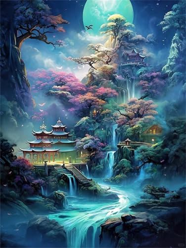 Puzzle für Erwachsene 2000 Teile schwer schwierig herausfordernde Jigsaw Puzzle 2000 Teile, Kreative Unterhaltung Klassische Puzzles Erwachsene, Home Dekor Puzzles Märchenland-Wasserfall-Szenerie Puzzle für Erwachsene 2000 Teile schwer schwierig herausfordernde Jigsaw Puzzle 2000 Teile, Kreative Unterhaltung Klassische Puzzles Erwachsene, Home Dekor Puzzles Märchenland-Wasserfall-Szenerie von Tainrun
