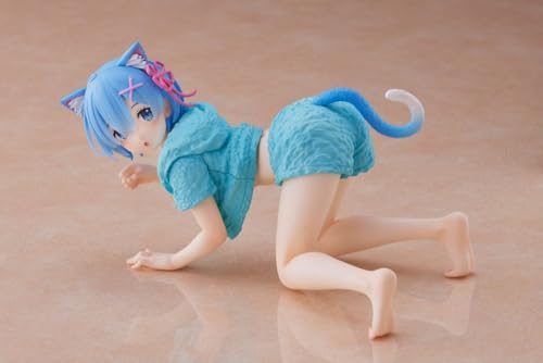 Taito Prize Re:Zero - Starting Life in Another World PVC Rem Cat Roomwear Version, Schwarz von Taito