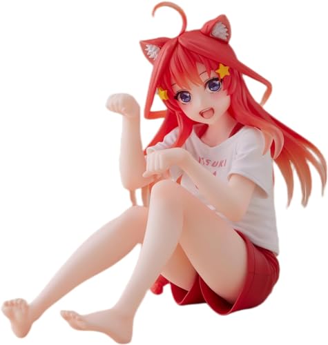 Taito The Quintessential Quintuplets PVC-Figuren Desktop Itsuki Nakano Newley Written Cat Roomwear Ver. von Taito