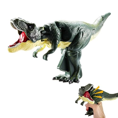 BiteFury The T-REX, Trigger The T-REX, Fun Interactive Dinosaur Grabber Toy, Squeeze Trigger for Movable Body Parts, Cool Toy Gifts for Kids Birthdays Christmas(small with Sound) von Takezuaa