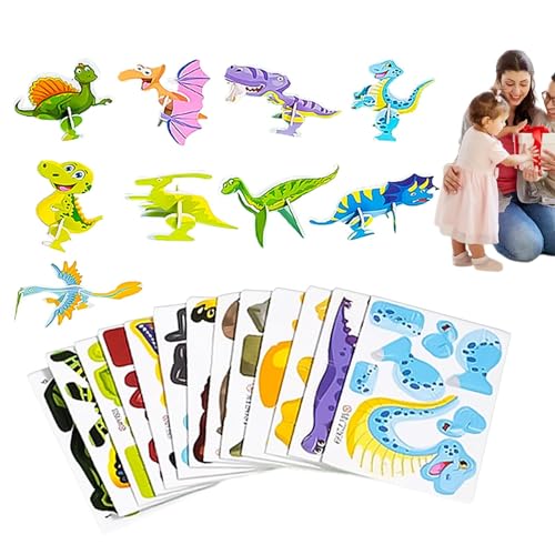 3D-Papierpuzzles für – 3D-Papierpuzzles für | mit ästhetischem Klebeeffekt und eleganter Kunst | lebendige Papierkunstpuzzles | Kunstpuzzle aus Papier in VES Farben von Takluu