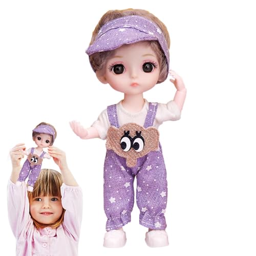 BJD Puppe - Bewegliche Puppe Mit 13 Gelenken | BJD Puppe Prinzessin Anime Puppe Beste Anime Spielzeuge | Prinzessin Puppe Dress Up Kleidung Zubehör Kinder Kinder Mädchen Geburtstag Geschenk Spielzeug von Takluu