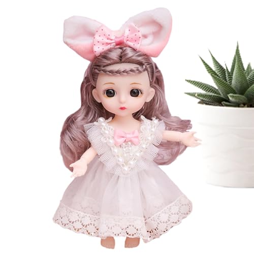 BJD Puppe - Bewegliche Puppe Mit 13 Gelenken | BJD Puppe Prinzessin Anime Puppe Beste Anime Spielzeuge | Prinzessin Puppe Dress Up Kleidung Zubehör Kinder Kinder Mädchen Geburtstag Geschenk Spielzeug von Takluu