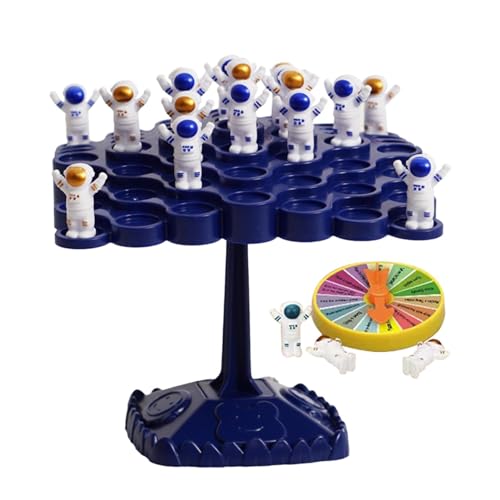 Interaktives Zählspielzeug, Gleichgewichts-Spiel für Kinder, 195 g für Kinder ab 3 Jahren, interaktives Vorschulspiel, buntes Astronauten-Balance-Puzzlebrett, von Takluu