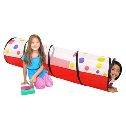 Kinderspieltunnel – 46 X 180 Cm Kinder-Krabbeltunnel | Katzentunnel Für Hunde Haustiere | Durch Den Tunnel Kriechen | Kinder Krabbeltunnel Spielzelt Kleinkinder Tunnel Indoor Outdoor Spielzeug Für Mäd von Takluu