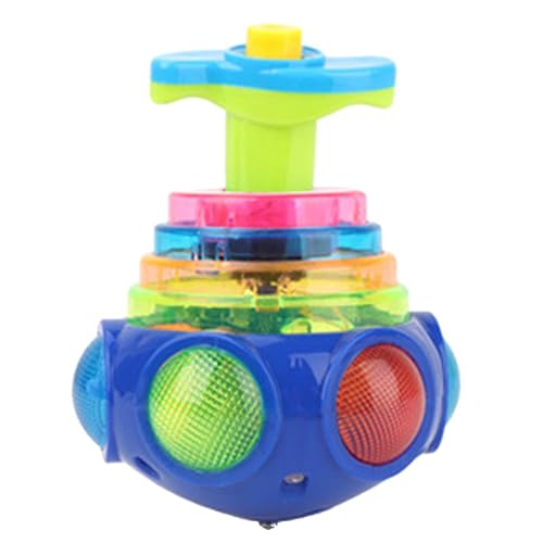 Kreiselspielzeug - LED-Kreisel | LED-leuchtendes Musik-Spinner-Spielzeug Für Kleinkinder | LED Leuchten Blinkende Kreisel | Kinder-Gyroskop-Spielzeug | Kreiselspielzeug Für Kinder, Partygeschenke von Takluu